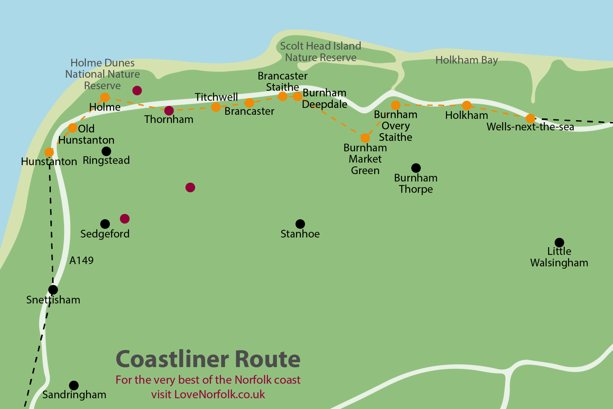 CoastLiner & CoastHopper Norfolk Coast Timetable 2024 LoveNorfolk