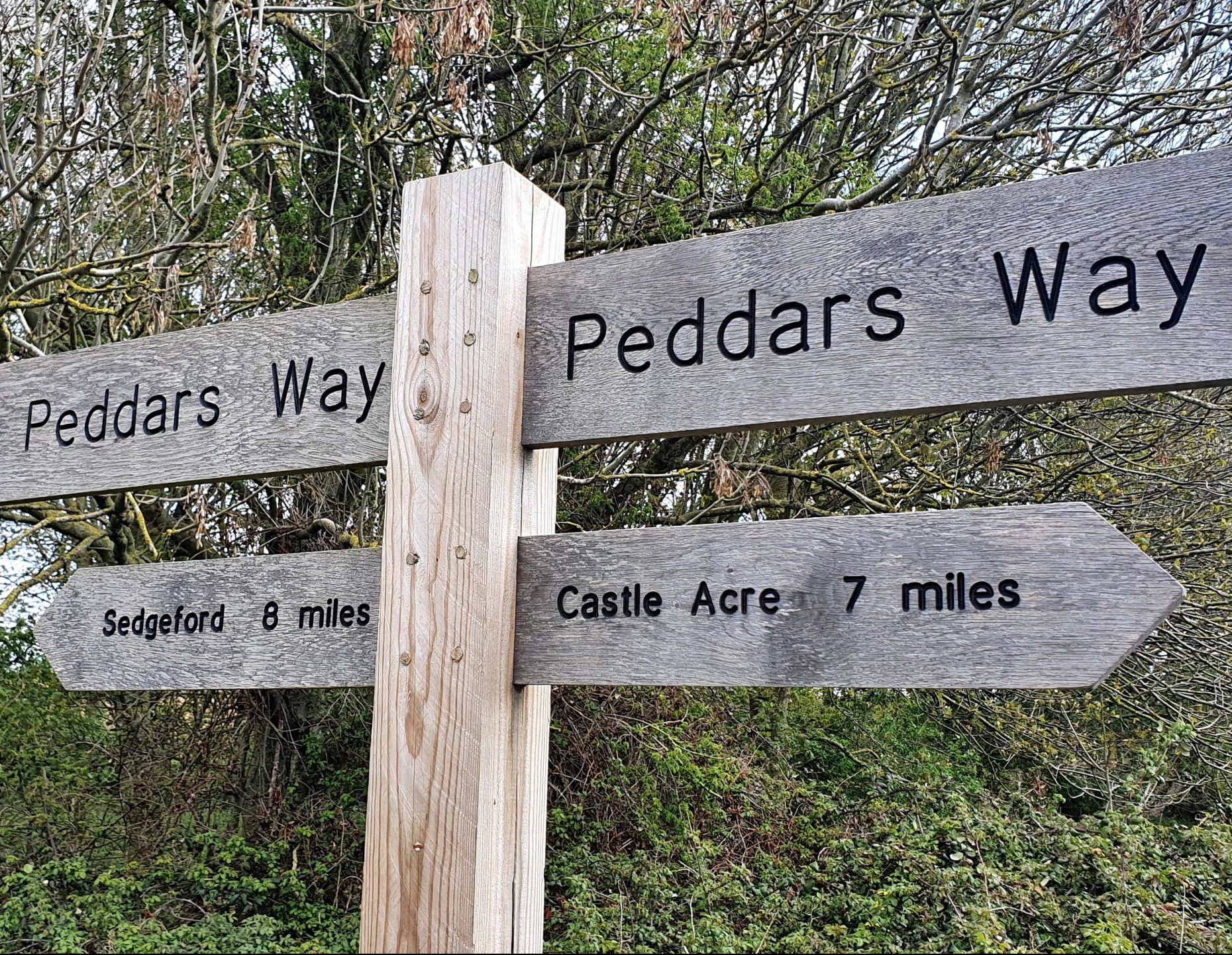 Peddars Way Sign